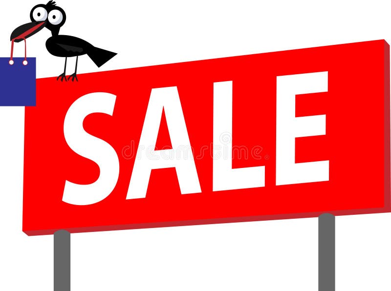 It s sale time stock vector. Illustration of prices, signboard 6936717