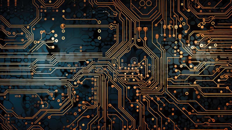 S technology line pattern vector illustration