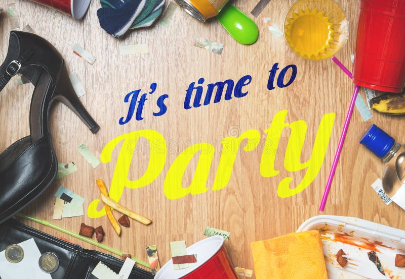 It`s time to party royalty free stock image It`s time to party royalty free stock image