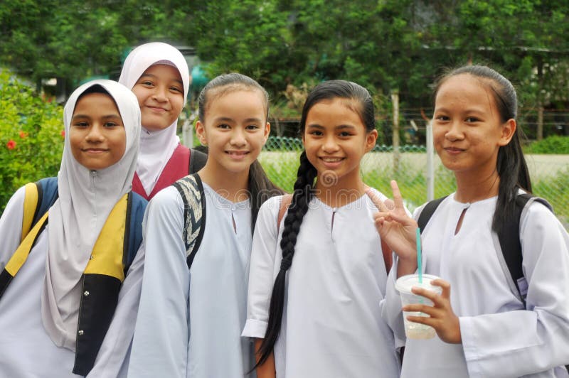 Beautiful children of Malaysia stock image Beautiful children of Malaysia stock image