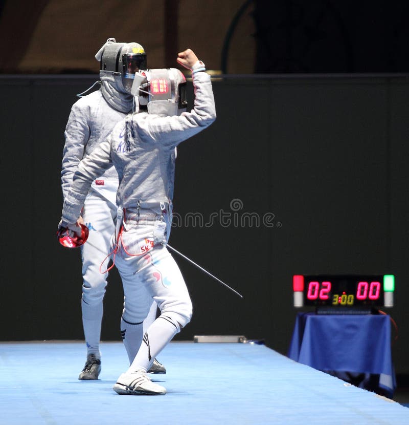 Saber World Fencing Tournament Editorial Stock Photo Image of