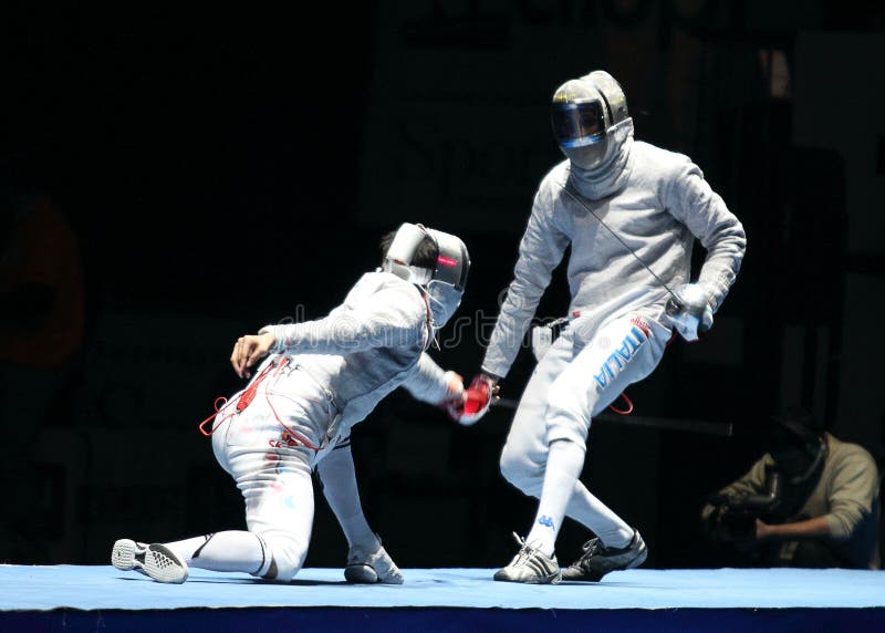 Saber World Fencing Tournament Editorial Photography Image of foil