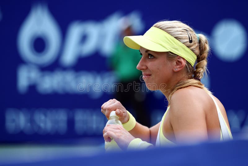 Sabine Lisicki της Γερμανίας στοκ εικόνα με δικαίωμα ελεύθερης χρήσης
