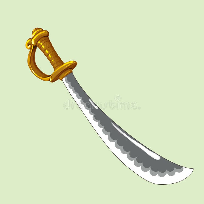 Sabre de pirate illustration stock Sabre de pirate illustration stock