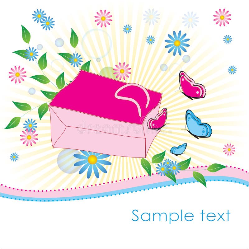 Sac illustration libre de droits