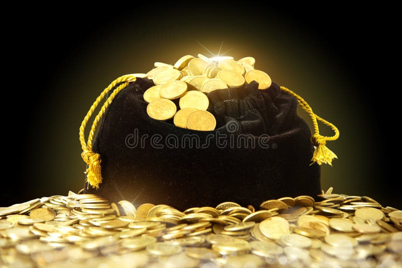 Sac d'argent photographie stock libre de droits Sac d'argent photographie stock libre de droits