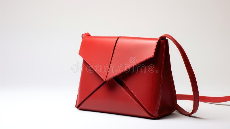 Sac rouge en forme de illustration libre de droits