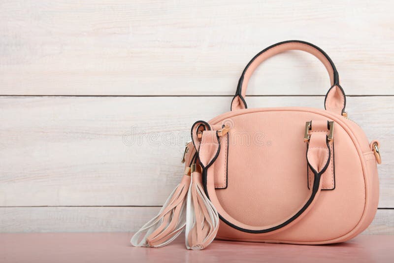 Mala rosa feminina fotografia de stock royalty free