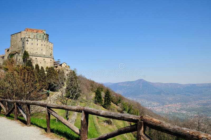 Sacra Di SAN Michele, Ιταλία στοκ εικόνες με δικαίωμα ελεύθερης χρήσης