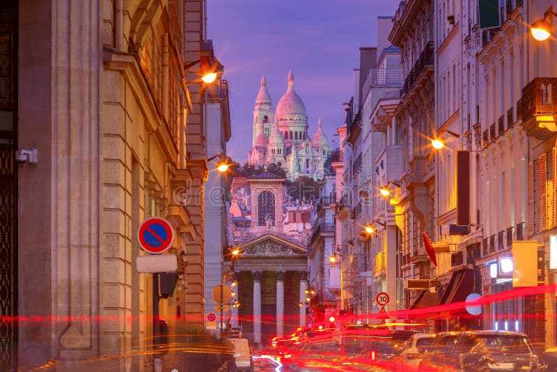 Paris. Basilica Sacre Coeur. stock photo Paris. Basilica Sacre Coeur. stock photo