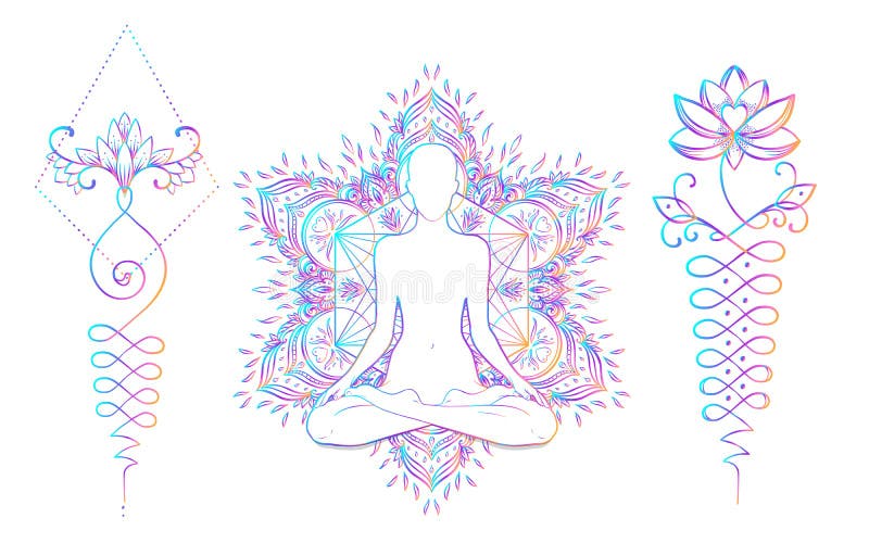 Mandala Peace Sign Tattoo Sanskrit Hindu Buddhist' Sticker | Spreadshirt