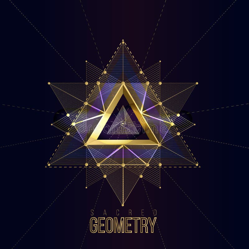 Sacred Geometry Forms, Shapes Of Lines, Logo Stock Vector ...