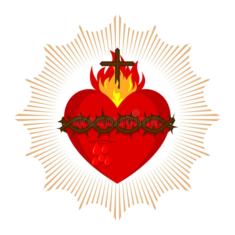 The Symbols of the Sacred Heart - Welcome His Heart - Sacred Heart