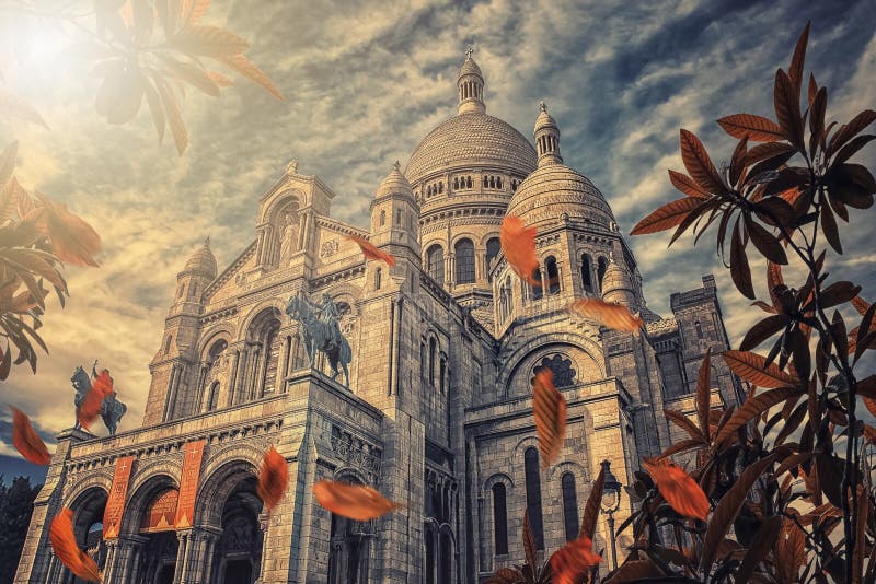 Download Sacred heart in Paris stock image. Image of culture - 118265029