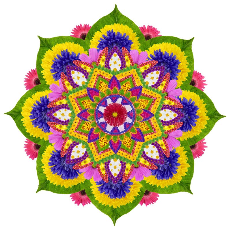 Sacred Sky Lotus mandala stock illustration Sacred Sky Lotus mandala stock illustration