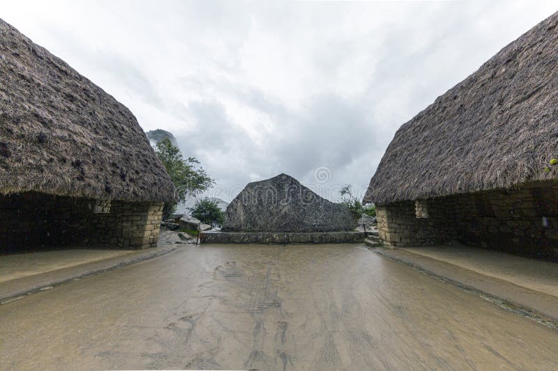 Sacred Stone Structure at Machu Picchu