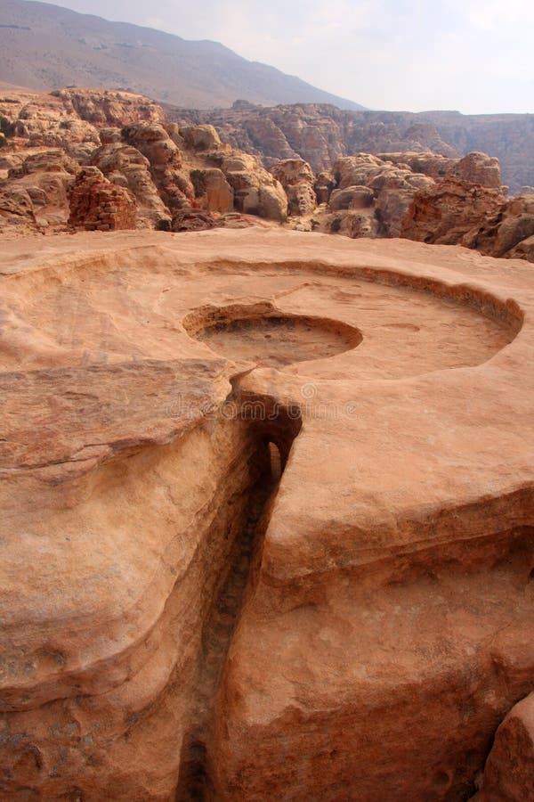 Sacrifice place in ancient Petra, Jordan