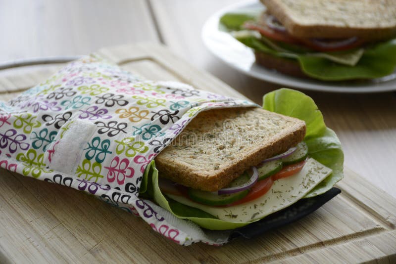 Eco-friendly durable reusable sandwich bag. Eco-friendly durable reusable sandwich bag