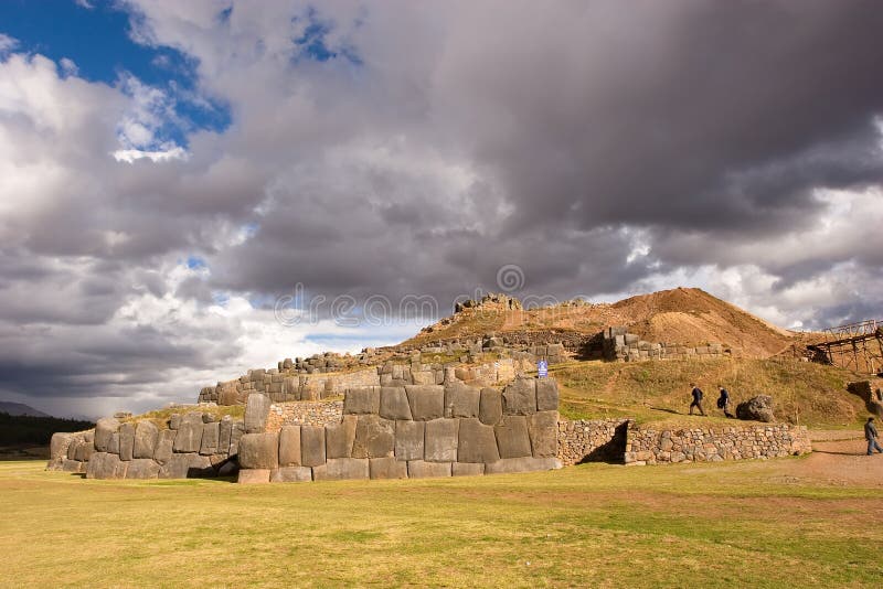 sacsayhuam de n image libre de droits sacsayhuam de n image libre de droits
