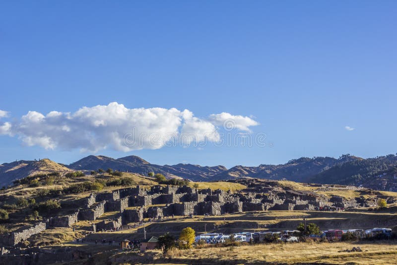 Sacsayhuaman ruins Cuzco Peru royalty free stock photography Sacsayhuaman ruins Cuzco Peru royalty free stock photography