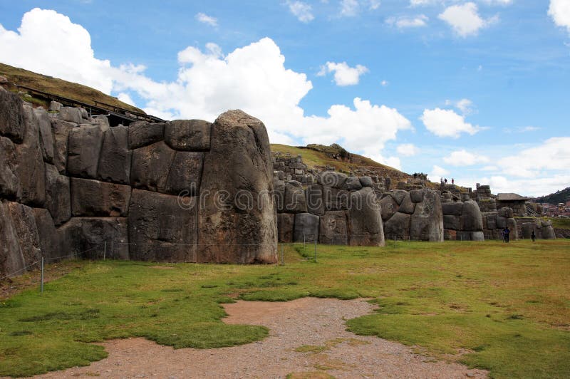 Sacsayhuaman ruiny w Cusco, Peru - Ameryka Południowa