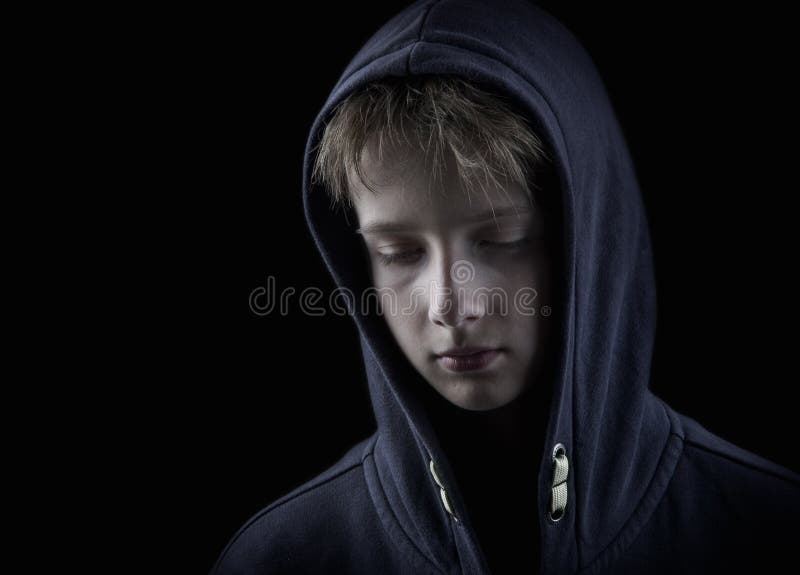 Sad boy stock image. Image of caucasian, sadness, young - 31712703