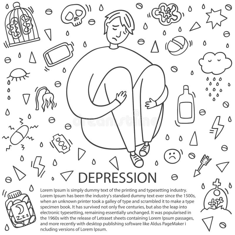Télécharger 94+ Doodle About Depression | doodlekun