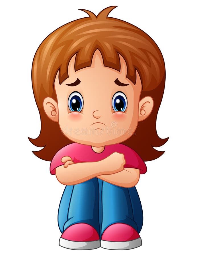 Sad Girl Cartoon Sitting Alone Stock Vector - Illustration of pain, cute: 96721136 Sad Girl Cartoon Sitting Alone Stock Vector - Illustration of pain, cute: 96721136