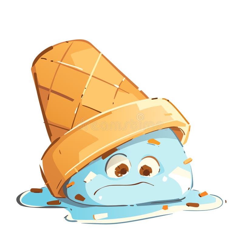 Crying 8bit Cartoon Ice Cream Stock Illustration - Download Image Now -  Cartoon, Clip Art, Computer Graphic - iStock