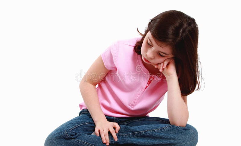 Sad little girl stock images Sad little girl stock images