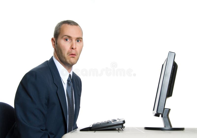 Sad man royalty free stock photo