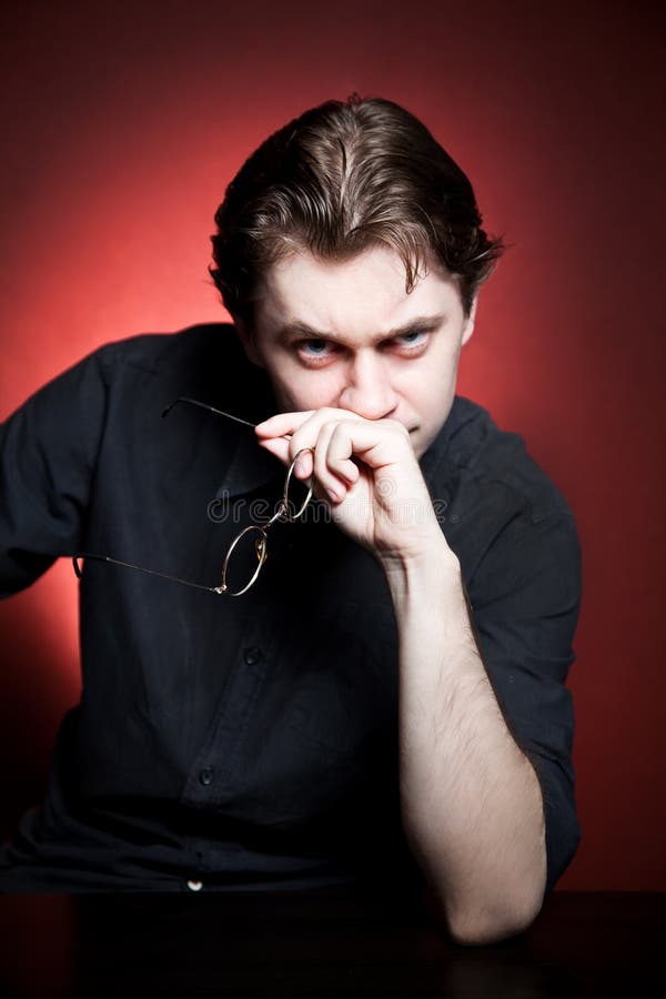 Sad man royalty free stock photo