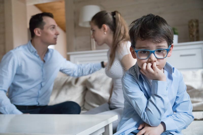  A little boy overhears his mom and dad fighting