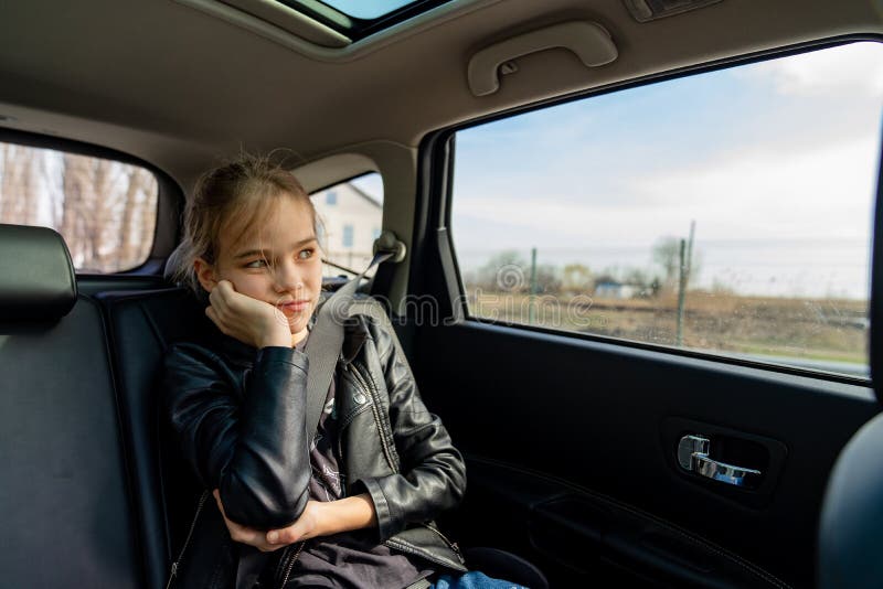 Sad Car Passenger Stock Photo Image Of Person Sadness 5517534