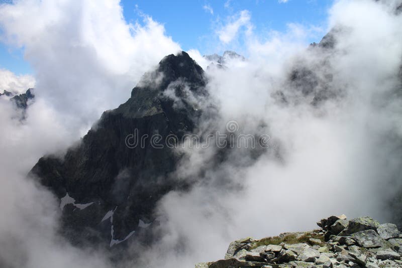 Saddle under Rysy peak 2 503 m High, Tatras