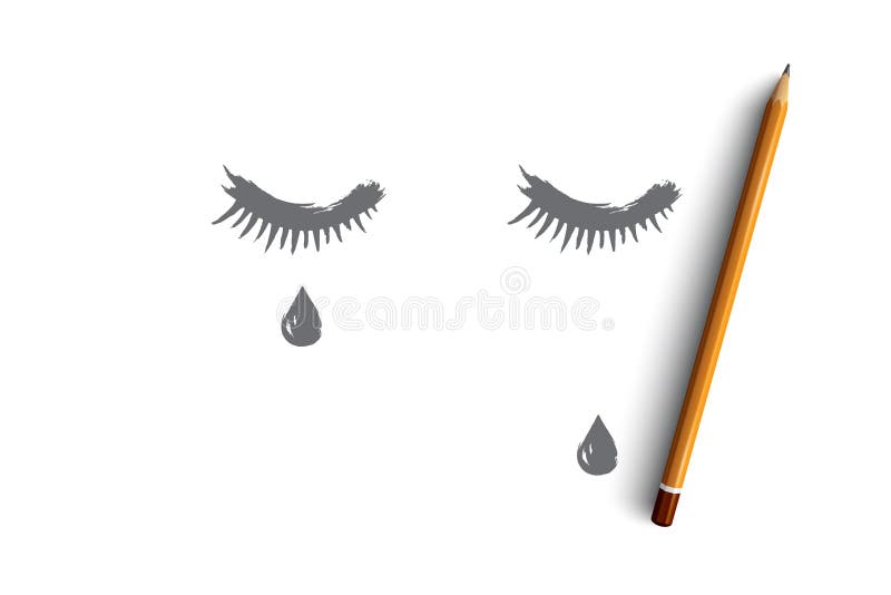 Mascara Tears Stock Illustrations – 62 Mascara Tears Stock Illustrations,  Vectors & Clipart - Dreamstime