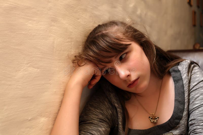 Sadness teen royalty free stock images Sadness teen royalty free stock images
