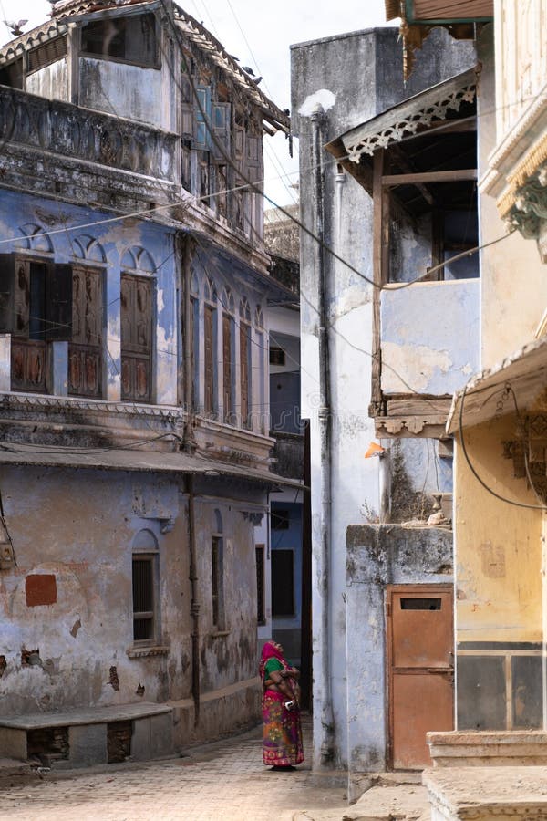 Sadri/Ινδία-12 07 2019: Οι όμορφες οδοί Sadri στοκ εικόνες Sadri/Ινδία-12 07 2019: Οι όμορφες οδοί Sadri στοκ εικόνες