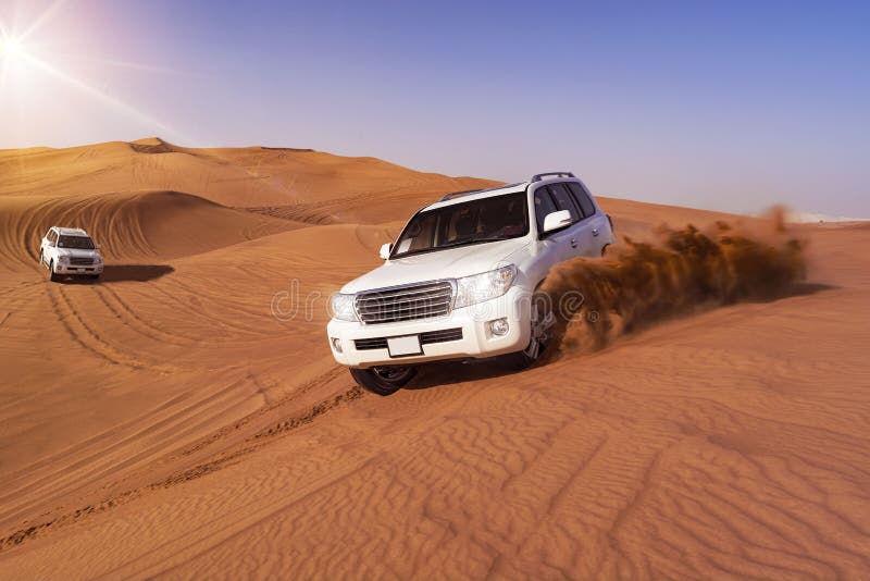 Safari del desierto con SUVs