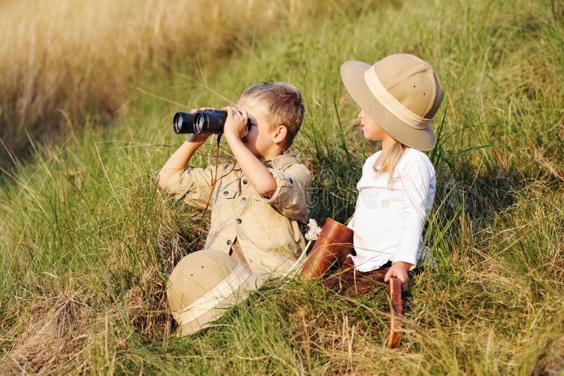 safari kid photo