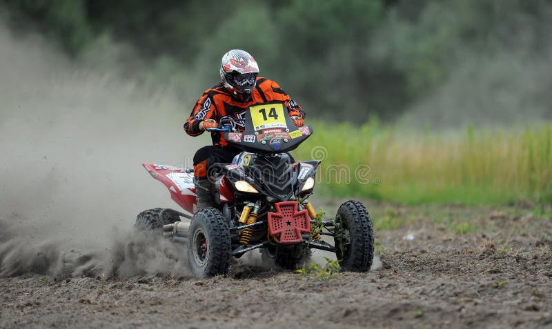Safari Rally Cross Championship polonesa imagem de stock royalty free