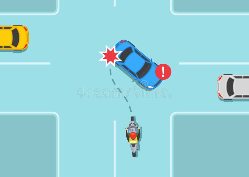 Motorcycle Driving Safety Rule Bike Rider Is Changing Position On Three Lane  Road Avoid Changing Lanes Too Often Stock Illustration - Download Image Now  - iStock
