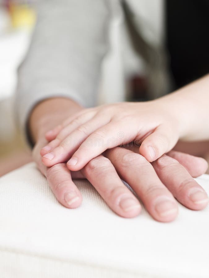 Safe hands stock image. Image of connection, safety, little 14762547