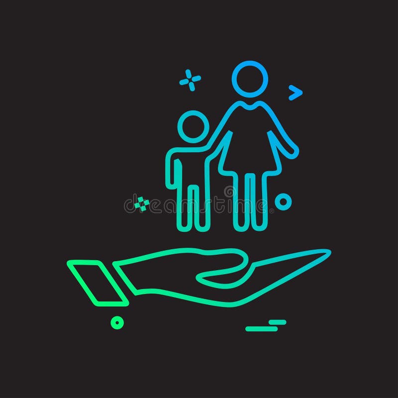 Safe Hands Icon Design Vector Stock Vector Illustration of health