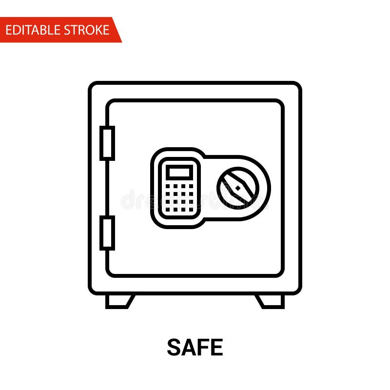 Как нарисовать сейф