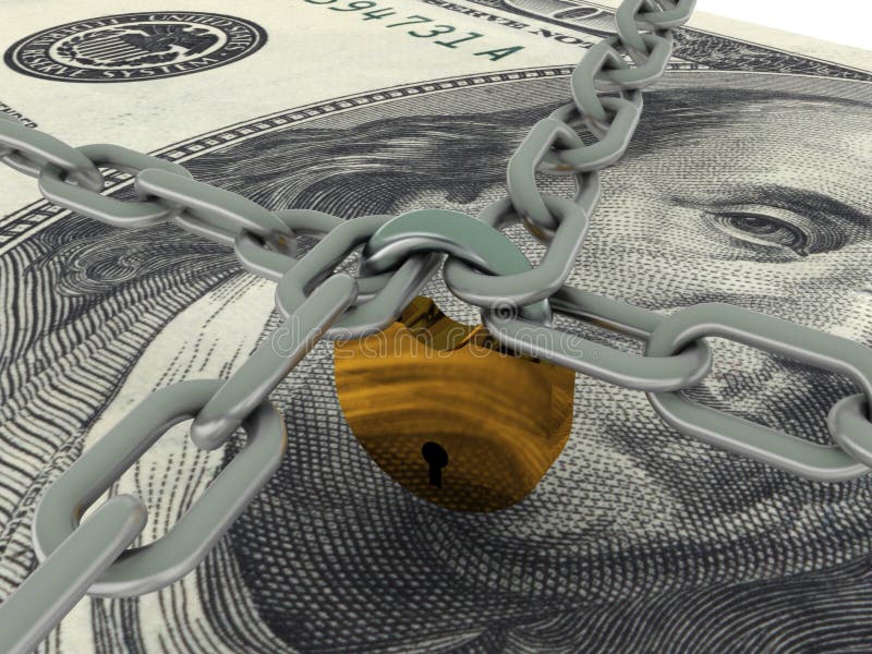 Safe money royalty free illustration