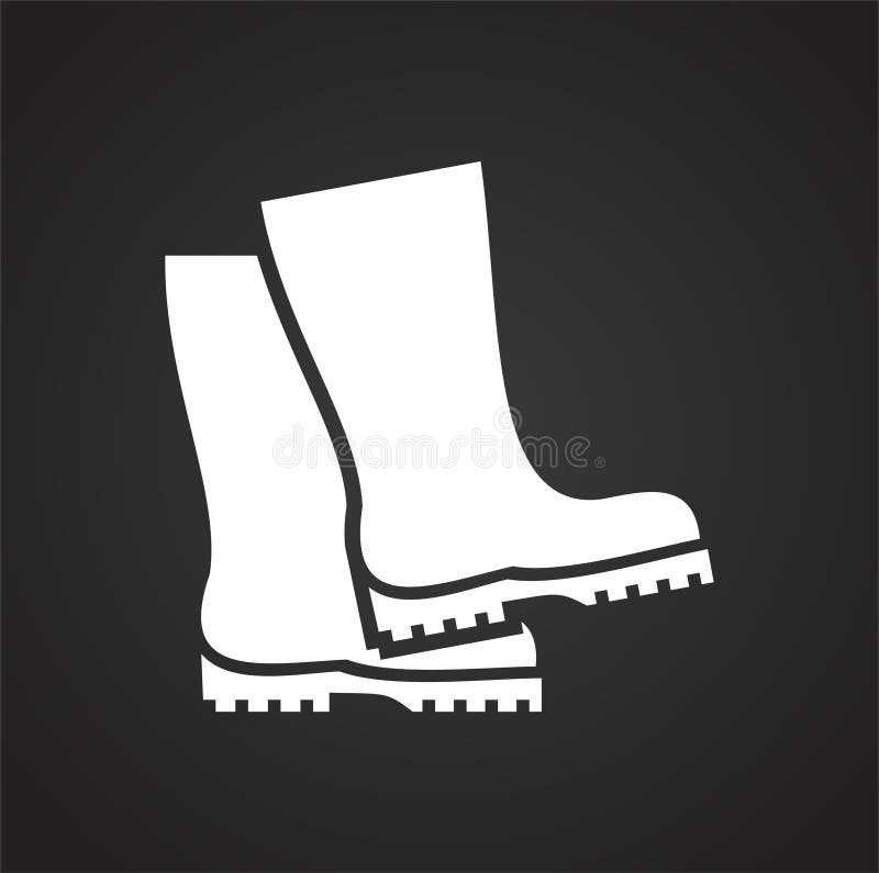 Safety boots sign stock illustration. Illustration of safety - 6887817