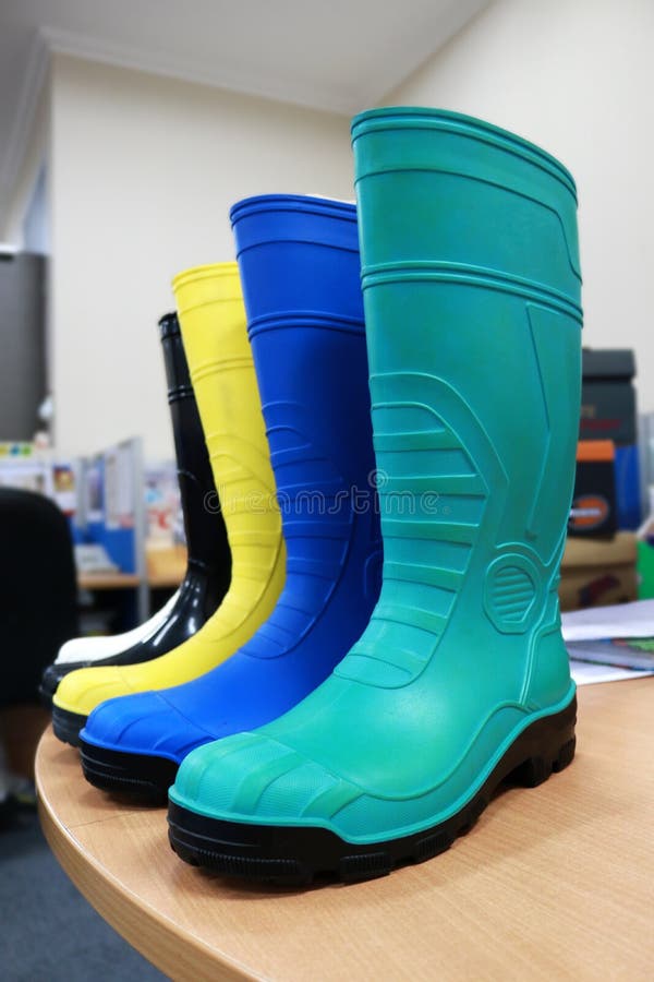 Waterproof Boots for Workers Made of Rubber. Usually Used by Workers Who  Work in Wet Places Stock Photo - Image of farmers, yellow: 229727374