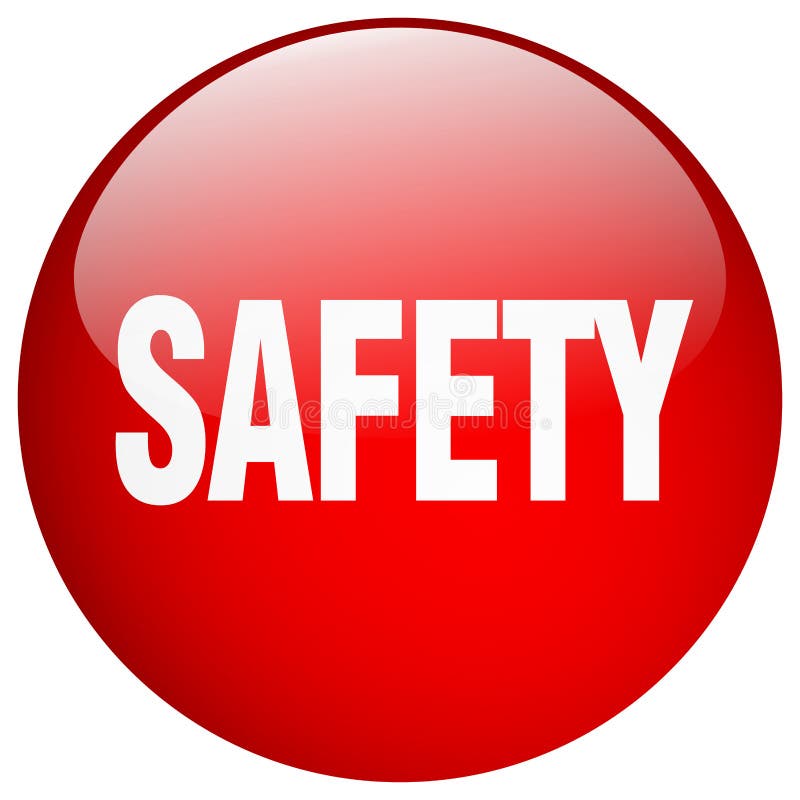Safety button stock vector. Illustration of website 122782763