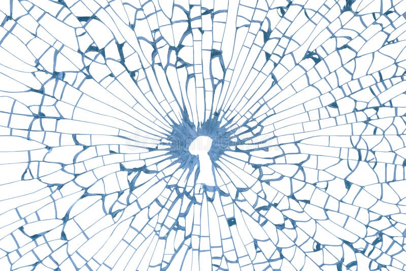Key hole in broken glass stock photography Key hole in broken glass stock photography